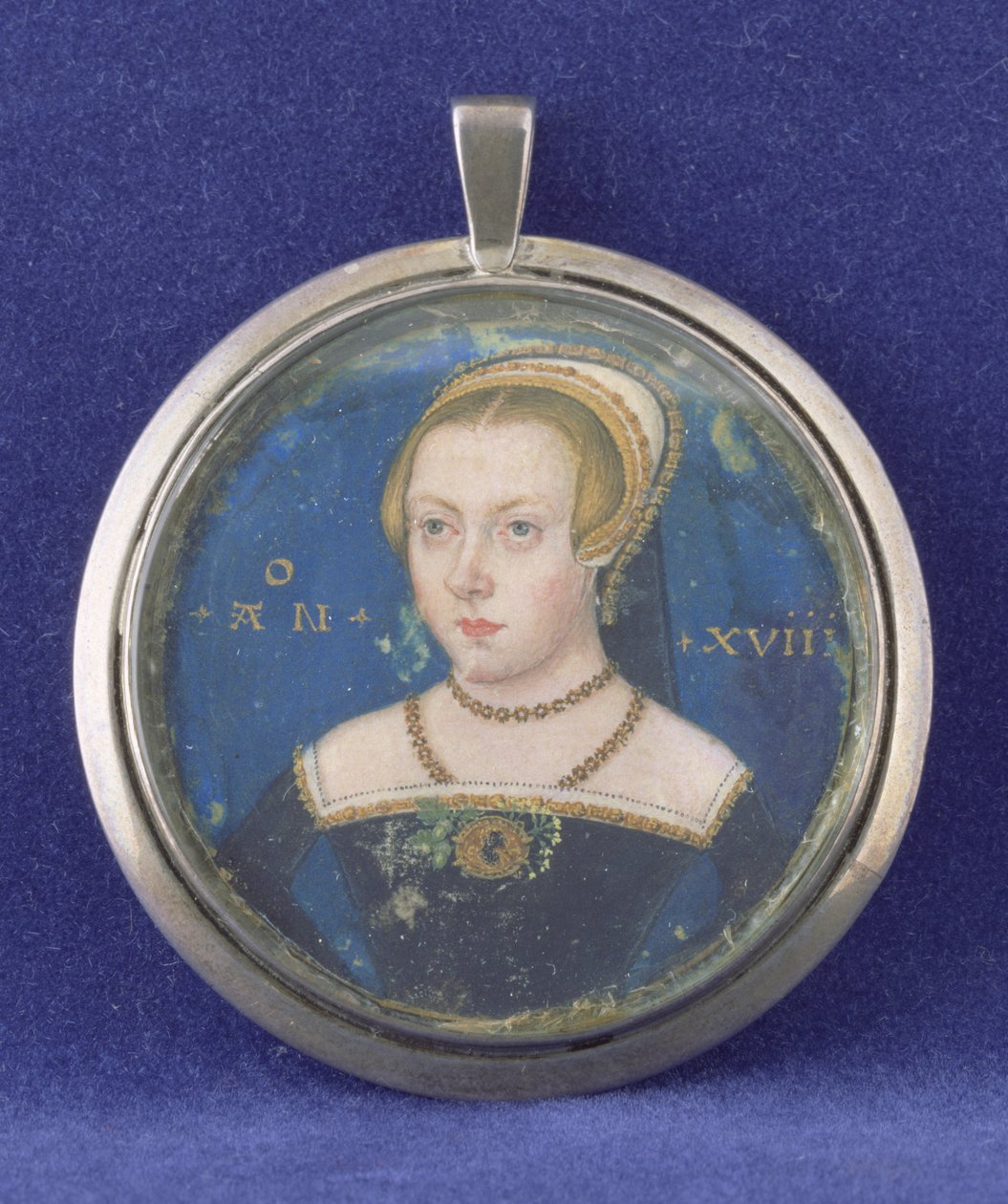 صورة لسيدة ، ربما سيدة جين جراي ، c.1545-47 (لون الجسم على البطاقة) بواسطة وصلة ليفين القطران