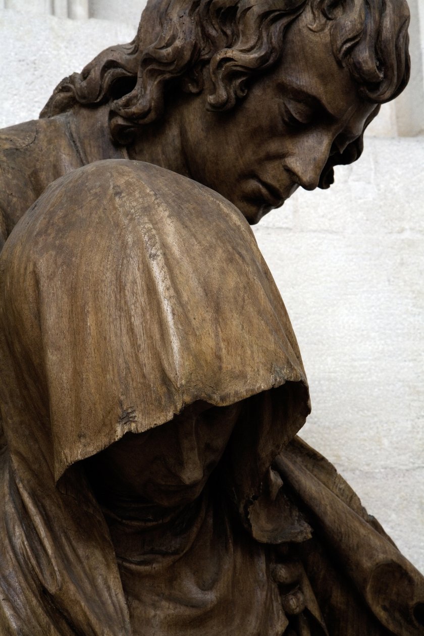 The Swoon of the Virgin ، التفاصيل ، 1531 (انظر أيضًا 279610 و 279615) (الجوز) بواسطة ليجير ريشييه