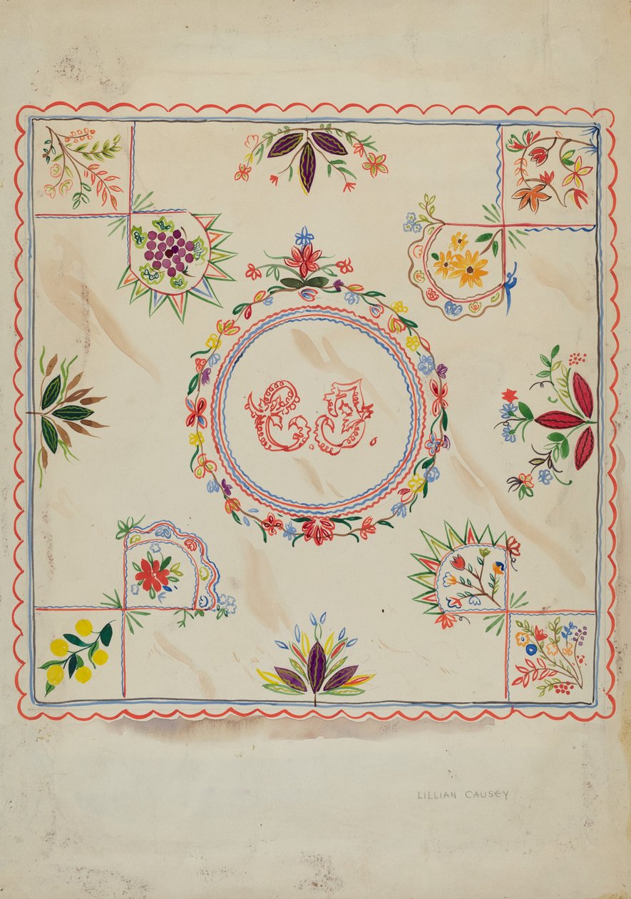 بطانية ، ج. 1936. بواسطة ليليان كوزى