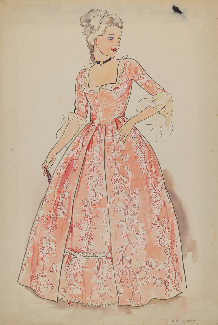فستان ، ج. 1936. بواسطة ليليان كوزى