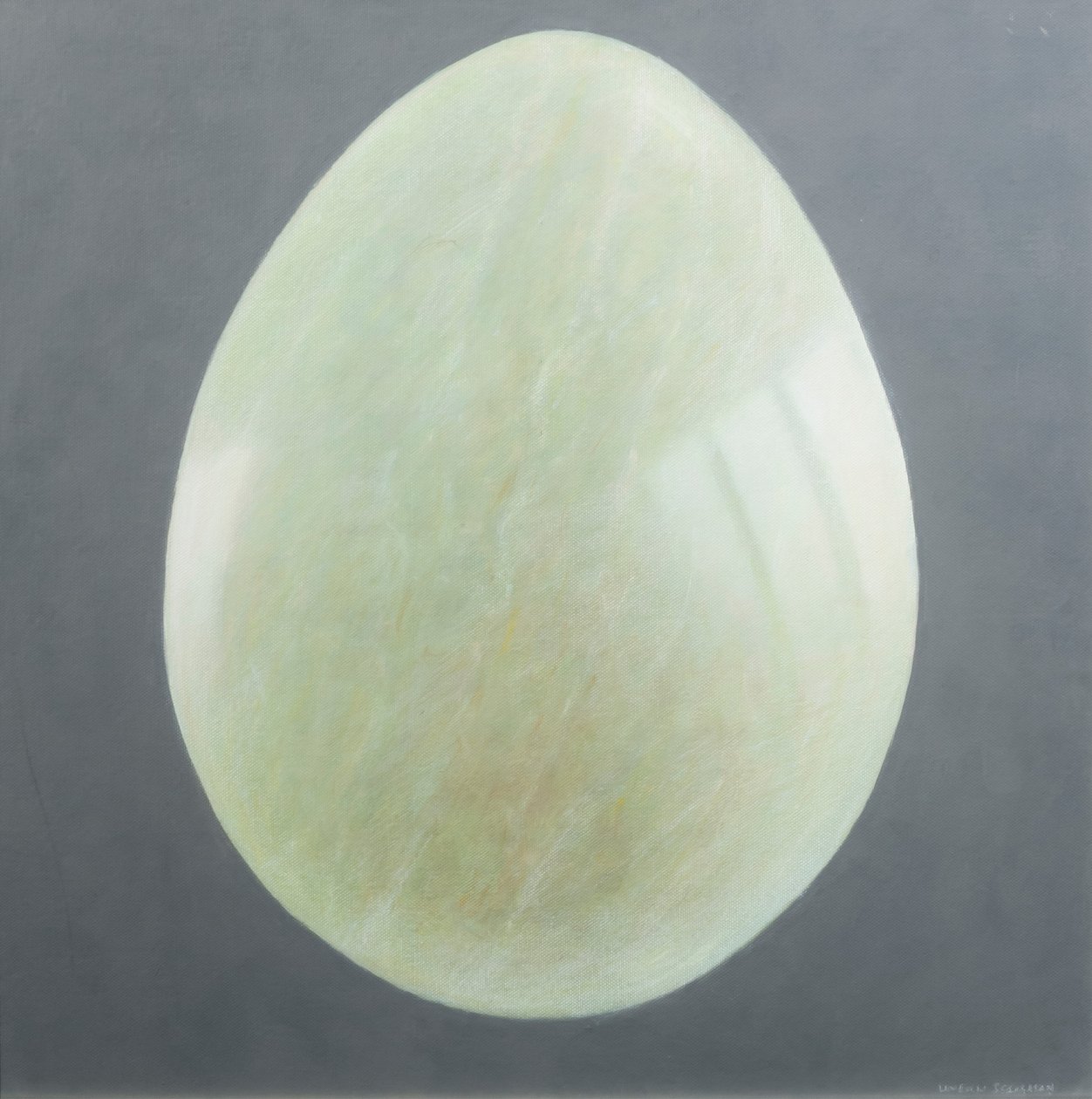 Jade Egg ، 2012 (أكريليك على قماش) بواسطة لينكولن سيليجمان