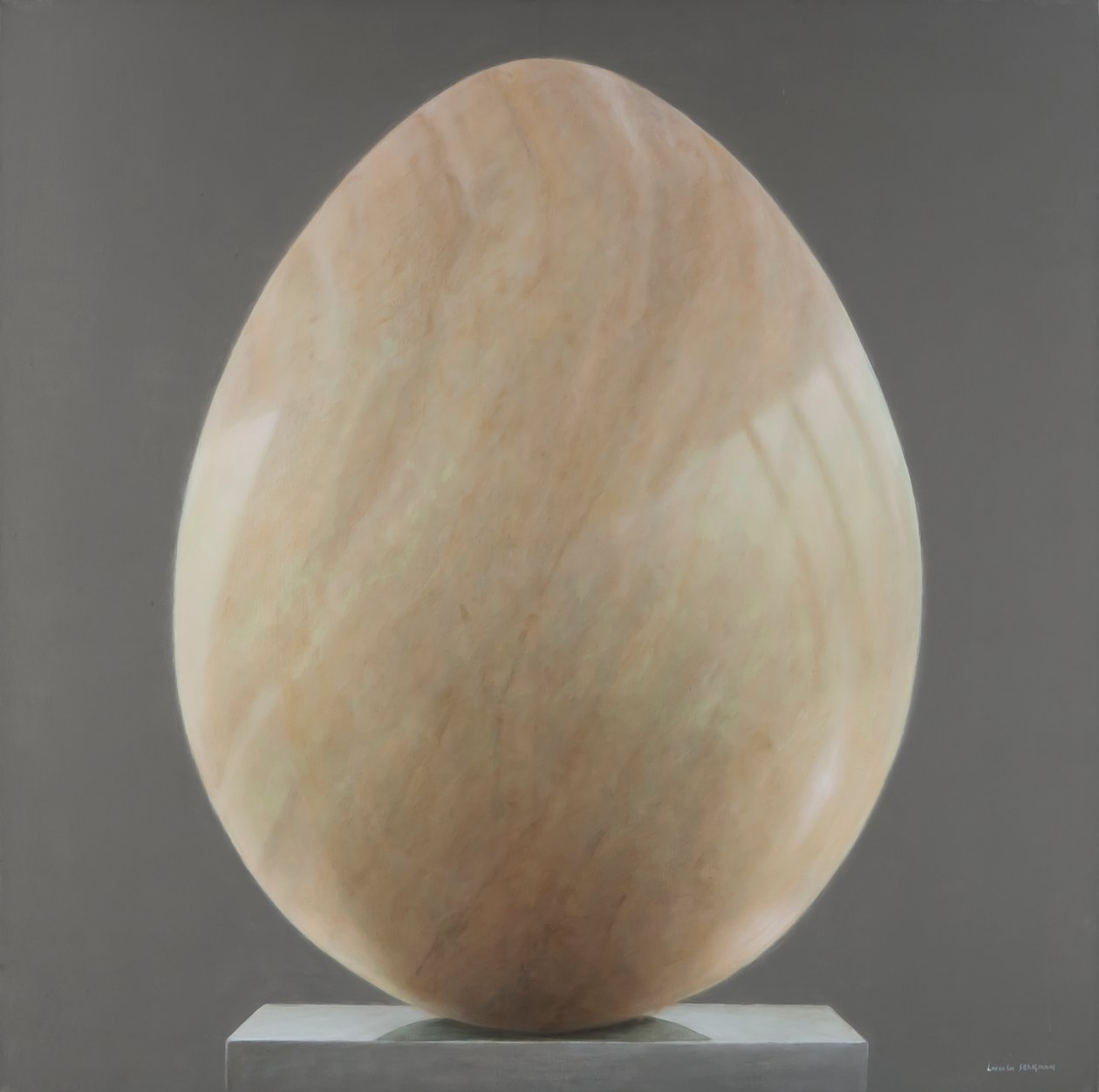 Jade Egg ، 2012 (أكريليك على قماش) بواسطة لينكولن سيليجمان