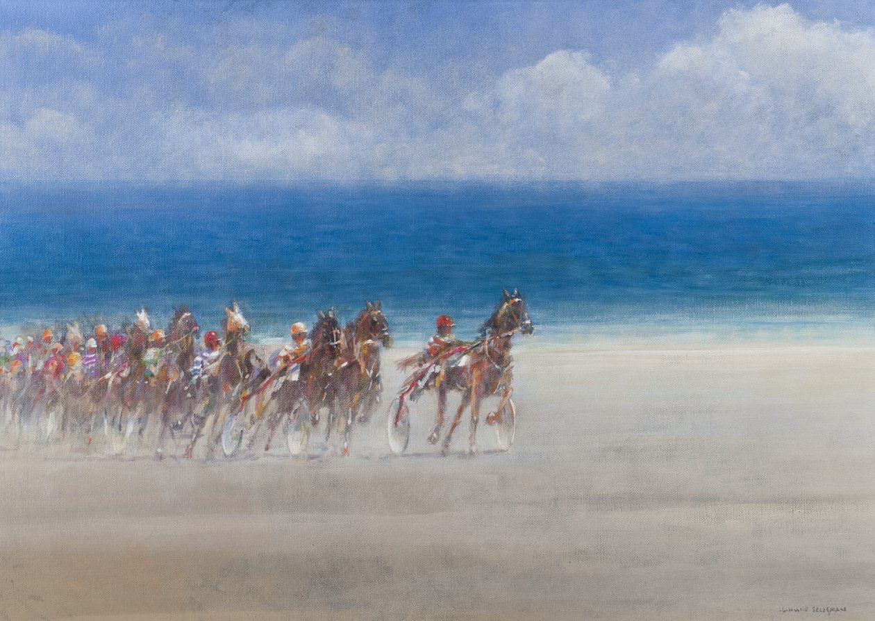 Trotting Races ، لانسيو ، بريتاني ، 2014 بواسطة لينكولن سيليجمان