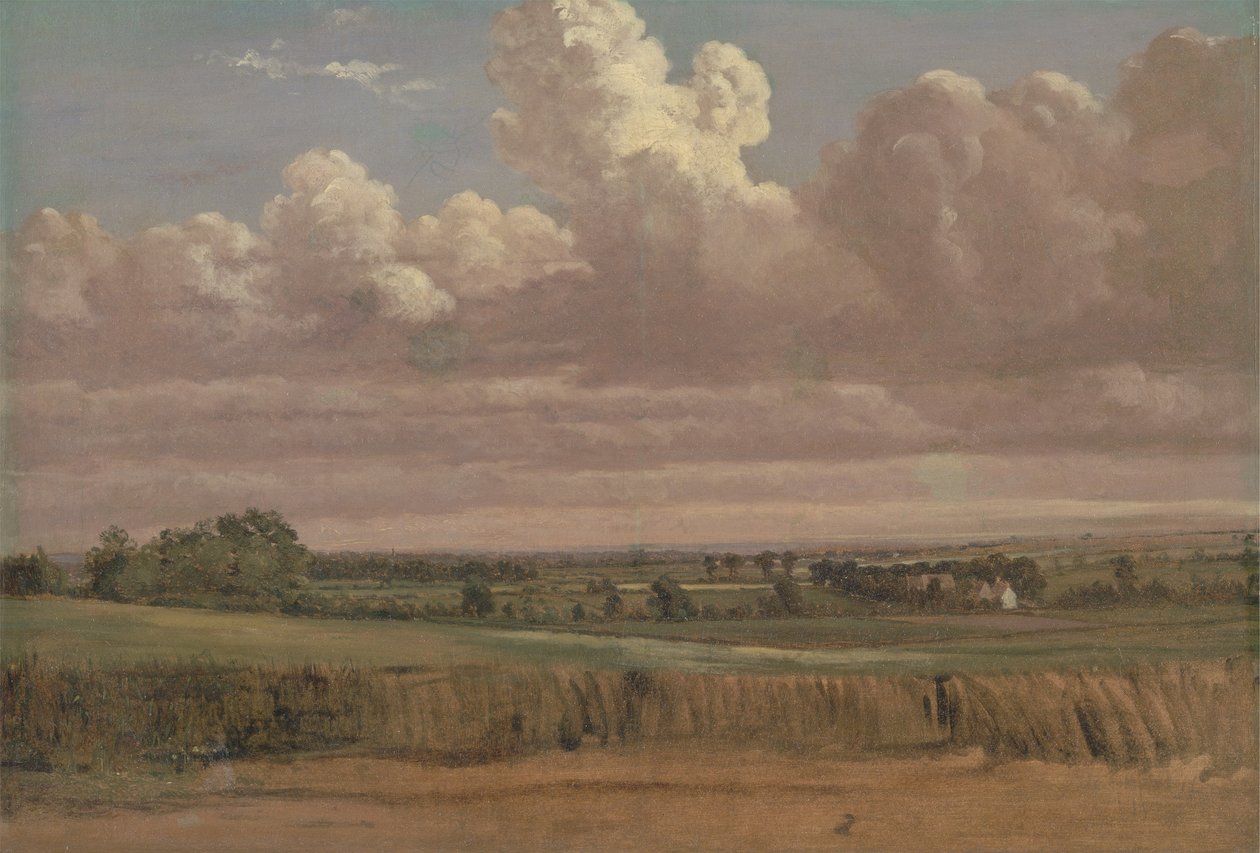 المناظر الطبيعية مع ويتفيلد ، c.1850s بواسطة ليونيل كونستابل