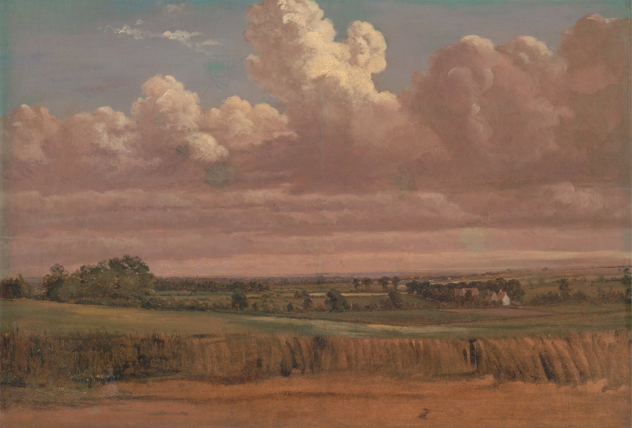 المناظر الطبيعية مع ويتفيلد ، كاليفورنيا. 1850s. بواسطة ليونيل كونستابل
