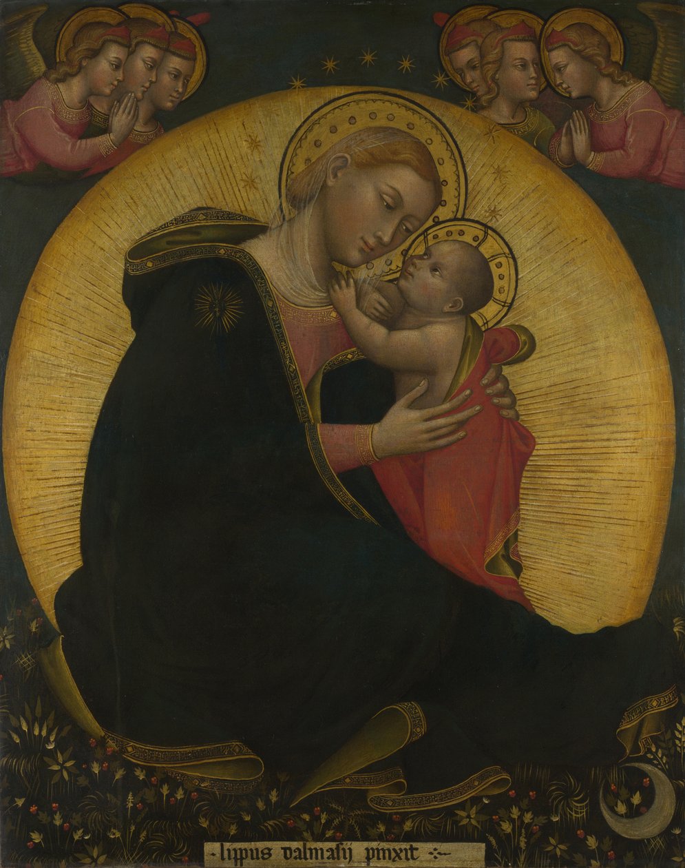 عذراء التواضع Madonna dell Umilitá، ca 1390 بواسطة Lippo di Dalmasio Scannabecchi