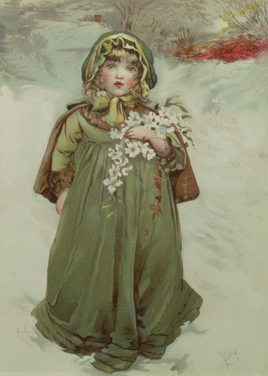 صورة من زهور عيد الميلاد ، 1880 بواسطة ليزي ماك