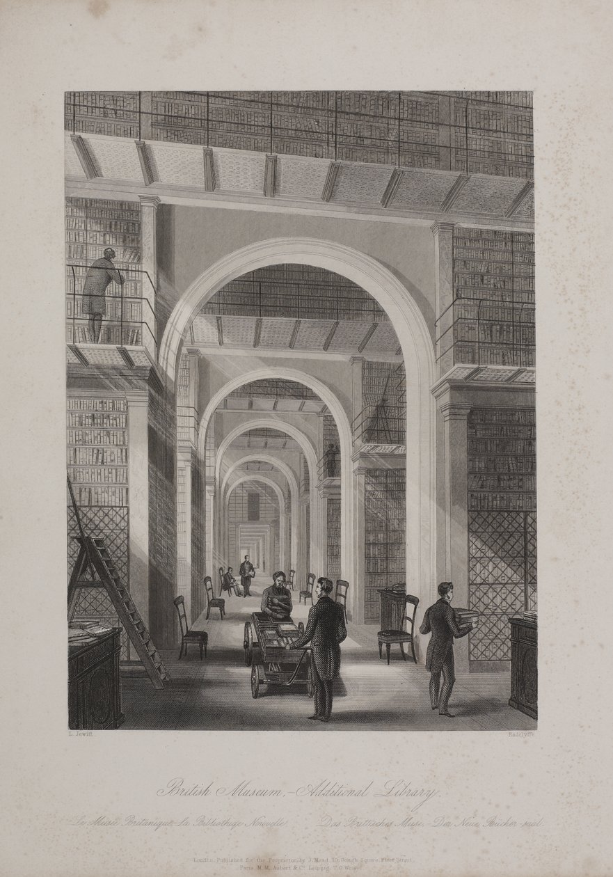 المتحف البريطاني ، هولبورن ، حوالي عام 1850 (نقش) بواسطة لويلين (بعد) جيويت