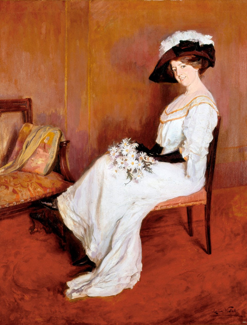 صورة للسيدة مارتا فيدال. لوحة لويزا فيدال إي بويج (1876-1918) بواسطة لويزا فيدال إي بويج
