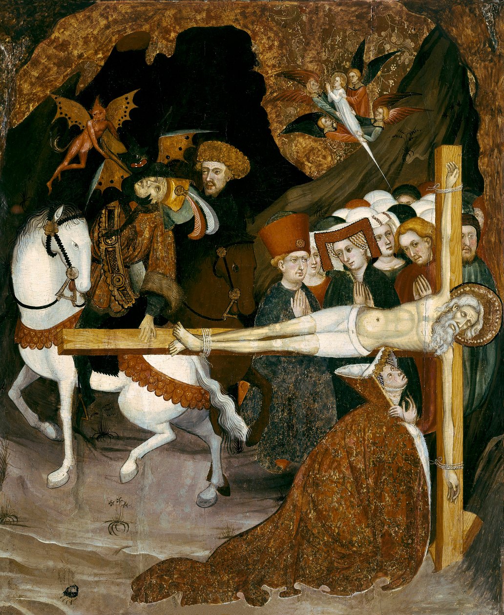 صلب القديس أندرو الرسول. لوحة للويس بوراسا (1360-1425) بواسطة لويس Borrassà