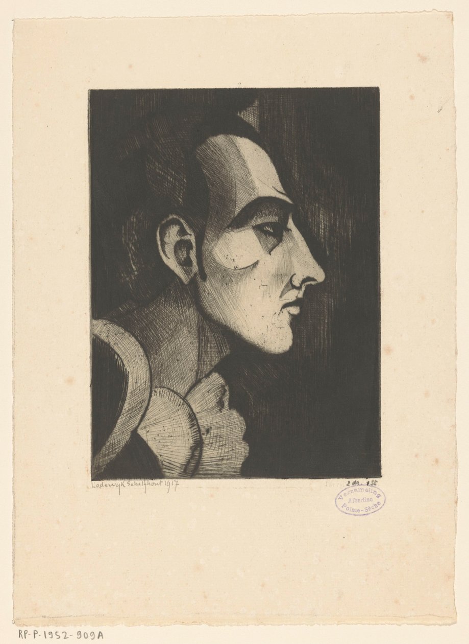 Pierrot I (العنوان الأصلي) بواسطة لوديويجك شلفهوت (توقيع الفنان)