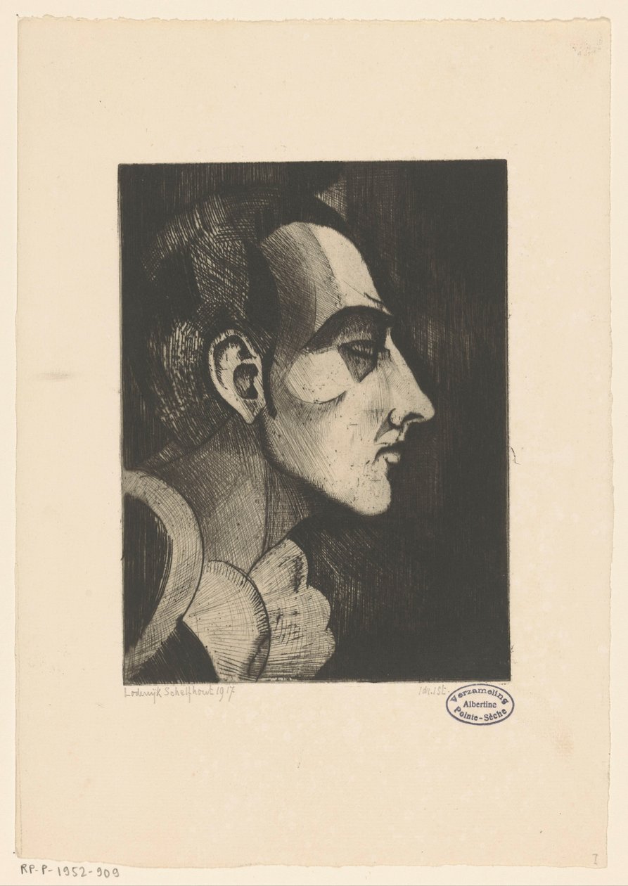 Pierrot I (العنوان الأصلي) بواسطة لوديويجك شلفهوت (توقيع الفنان)