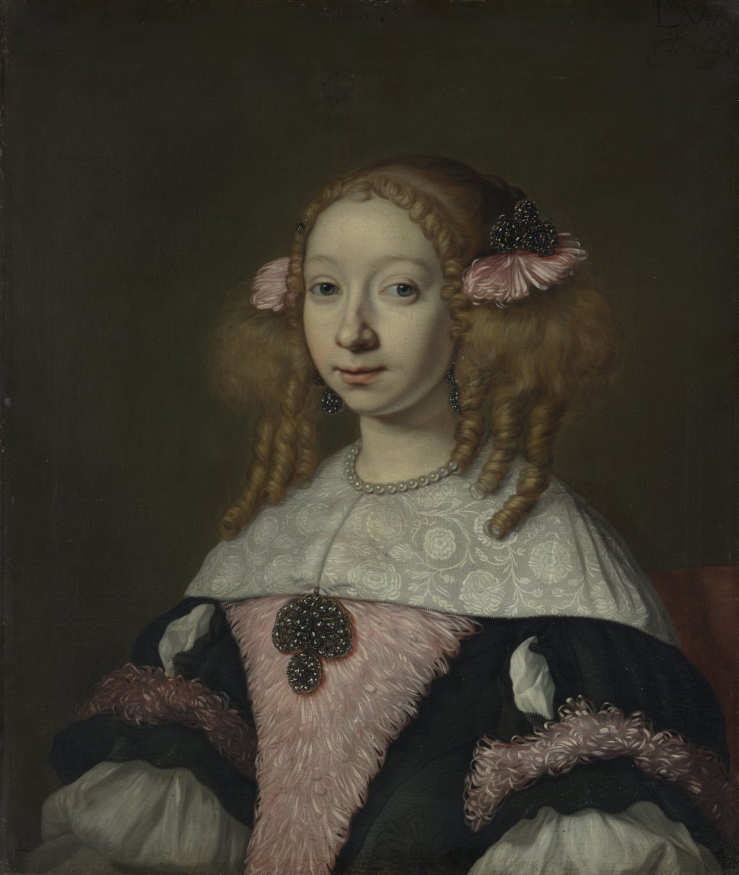 Adriana Jacobusdr Hinlopen (1646-1736) ، زوجة يوهانس ويجبرانتس بواسطة لوديويجك فان دير هيلست
