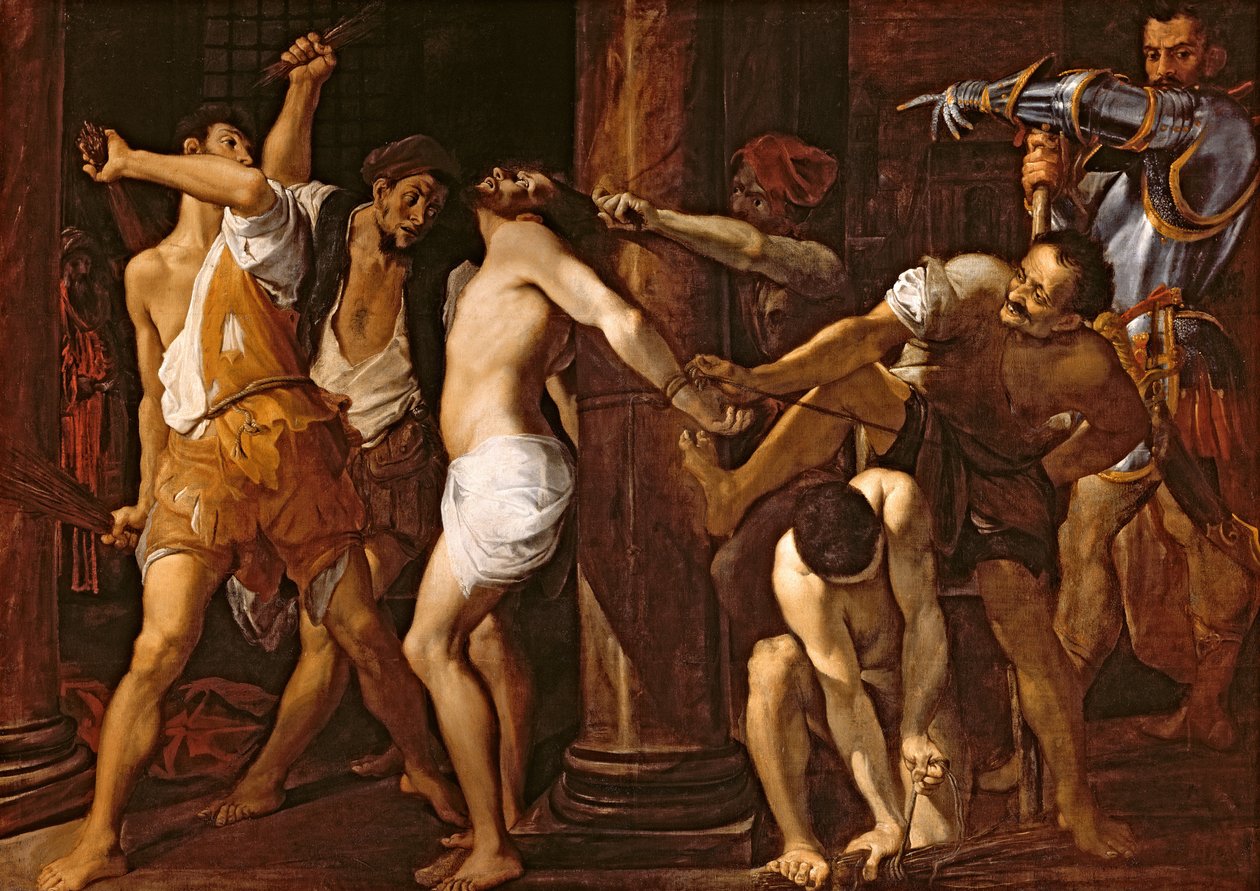 جلد المسيح ، 1586-1587 بواسطة لودوفيكو كاراشي