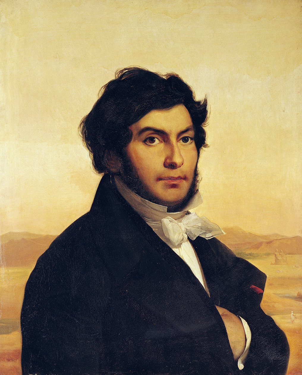 صورة جان فرانسوا شامبليون (1790-1832) 1831 بواسطة ليون كوجنيت