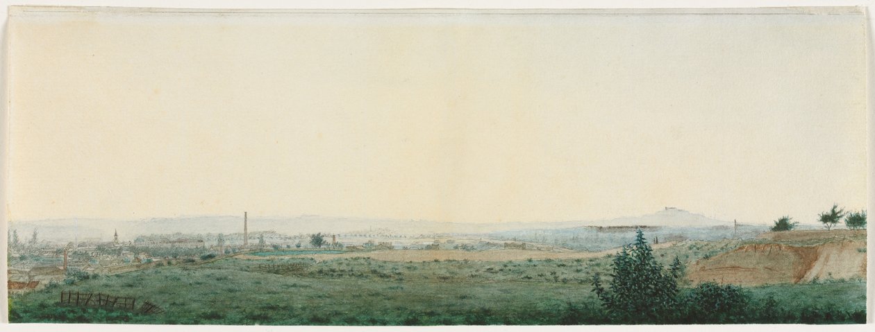 المناظر الطبيعية بالقرب من باريس ، ج. 1860. بواسطة ليون بونفين