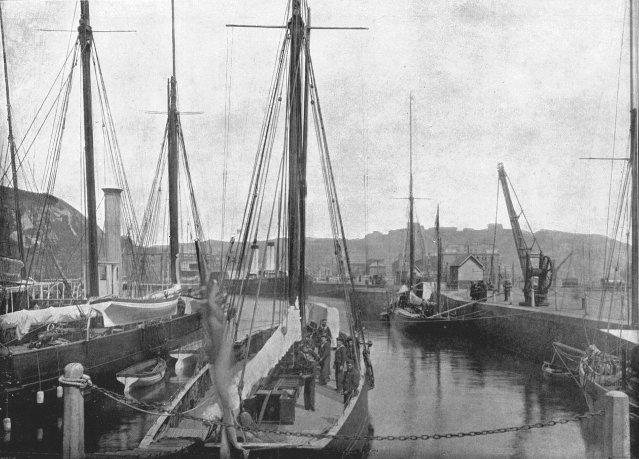 الميناء ، دوفر ، 1895. بواسطة شركة لندن للصور المجسمة والتصوير