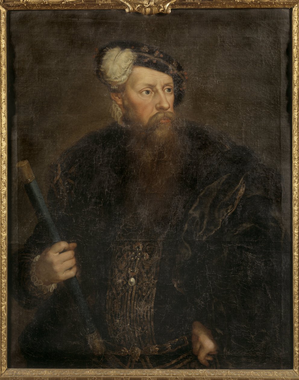 غوستاف الأول فاسا دي سويدي - صورة لملك السويد غوستاف الأول (1496-1560) ، رسمها باش ، لورينز ، الأصغر (1733-1805). زيت على قماش ، حوالي 1768. الأبعاد: 98.5 × 78.5 سم. المتحف الوطني ستوكهولم بواسطة لورينس الأصغر باش