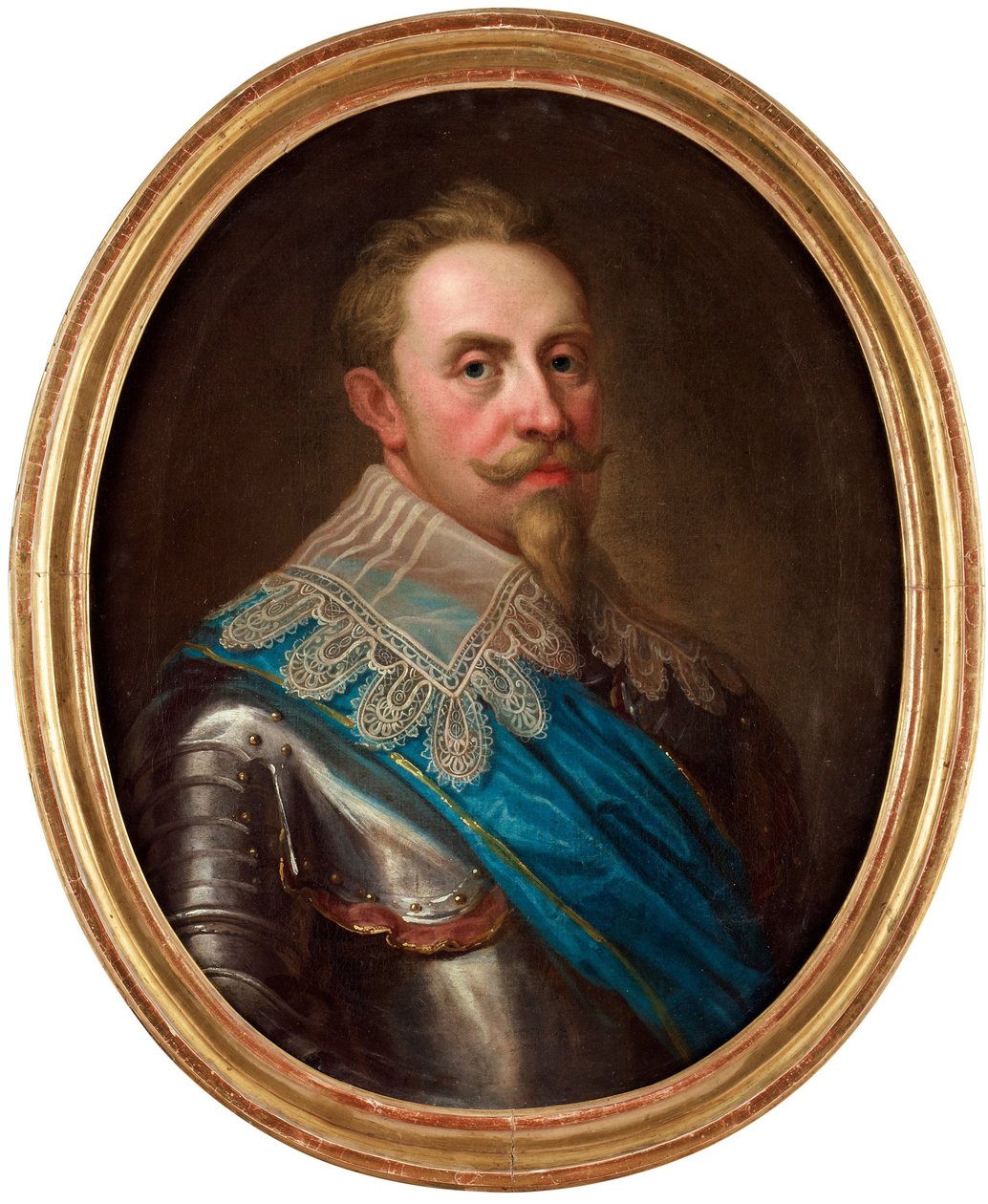صورة شخصية لغوستاف الثاني أدولف السويدي (المعروف باسم الأسد العظيم أو أسد الشمال بواسطة لورينس الأصغر باش