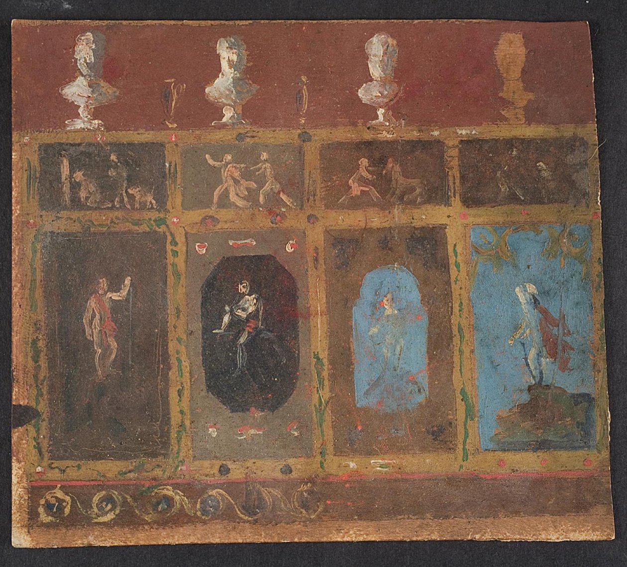 زخارف حوائط فالحوج 1838/1839 بواسطة لورينز فروليش