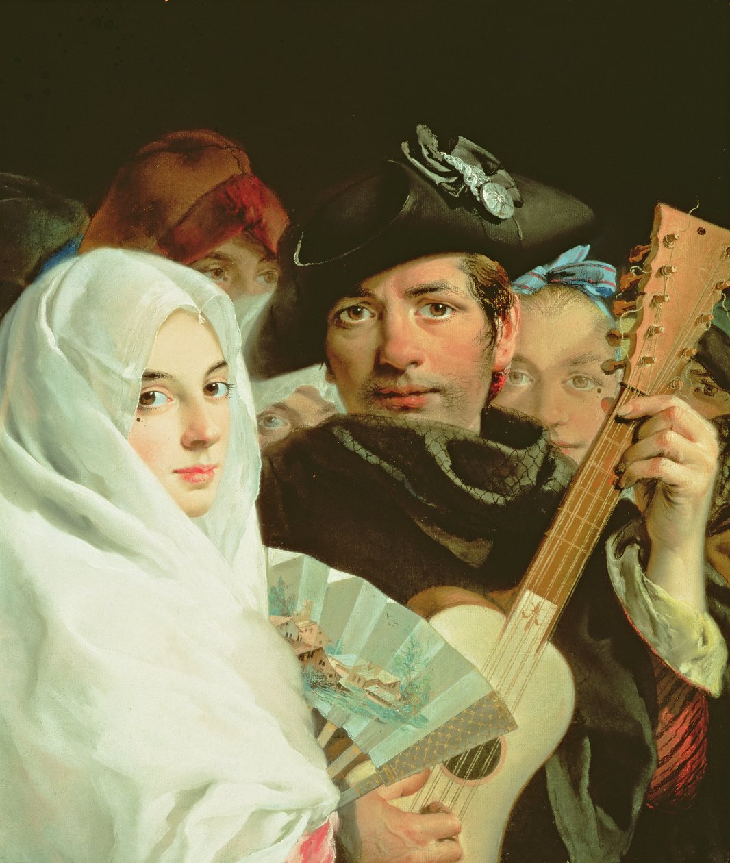 زوجان أنيقان من مدريد ، حوالي 1770 بواسطة Lorenzo Baldissera Tiepolo