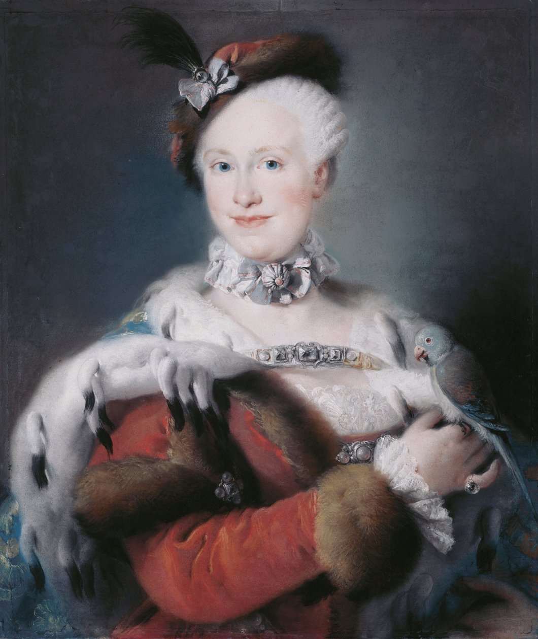 ماري لويز ديسباني (ماري لويز) - صورة إنفانتا ماريا لويزا من إسبانيا (1745-1792) ، الإمبراطورة الرومانية المقدسة لورنزو بالديسيرا تيبولو (1736-1776) بواسطة Lorenzo Baldissera Tiepolo