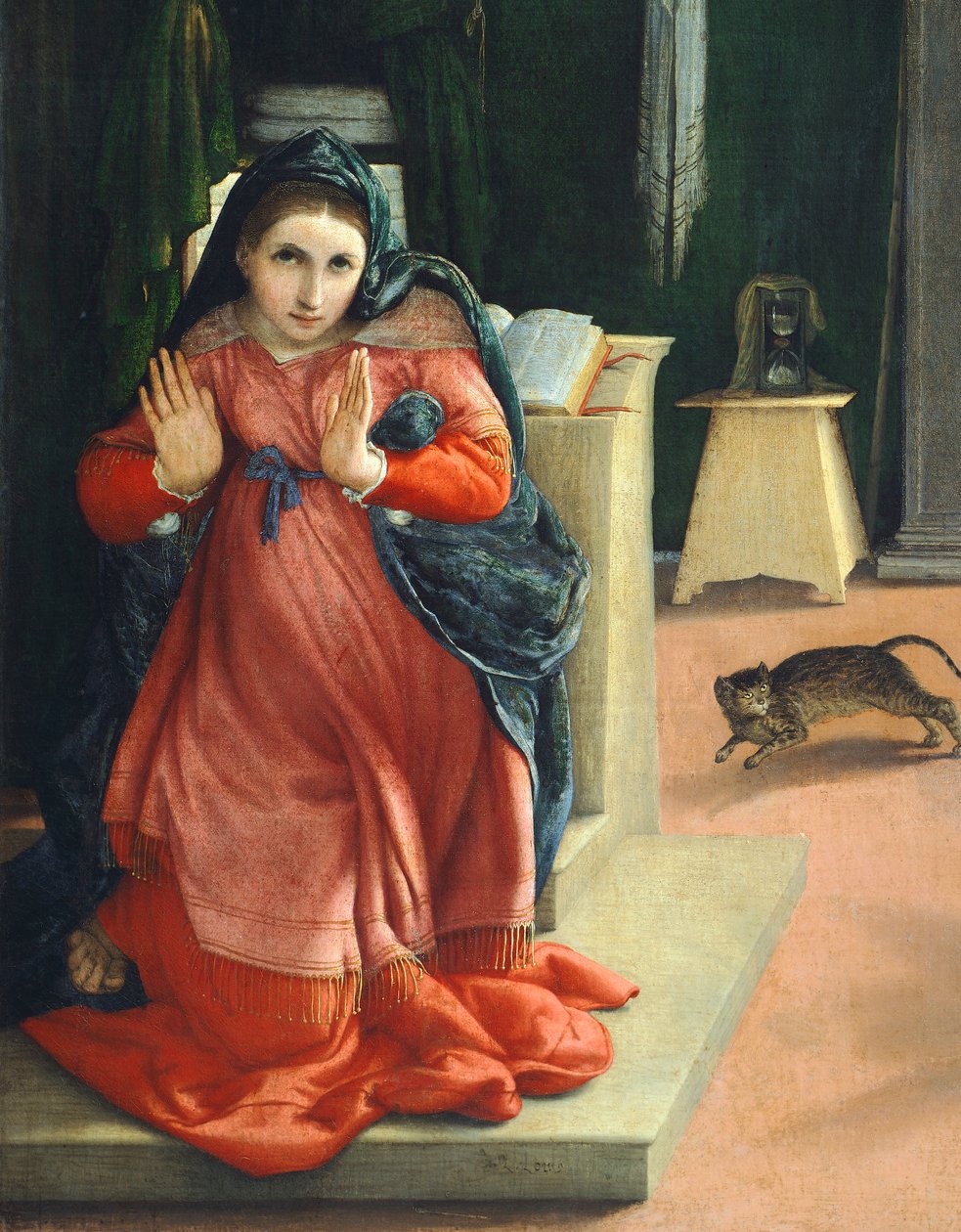 بشارة ريكاناتي ، حوالي 1532 ، بقلم لورينزو لوتو (1480 ق.م - 1556) ، زيت على قماش بواسطة لورينزو لوتو