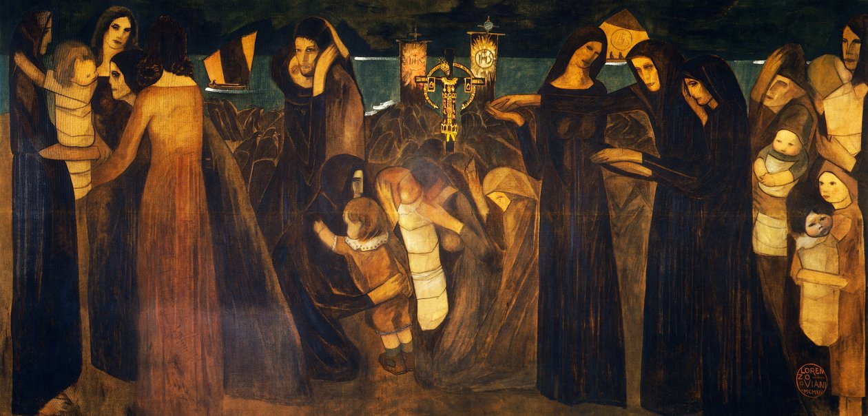The blessing of dead at sea بواسطة لورينزو فياني