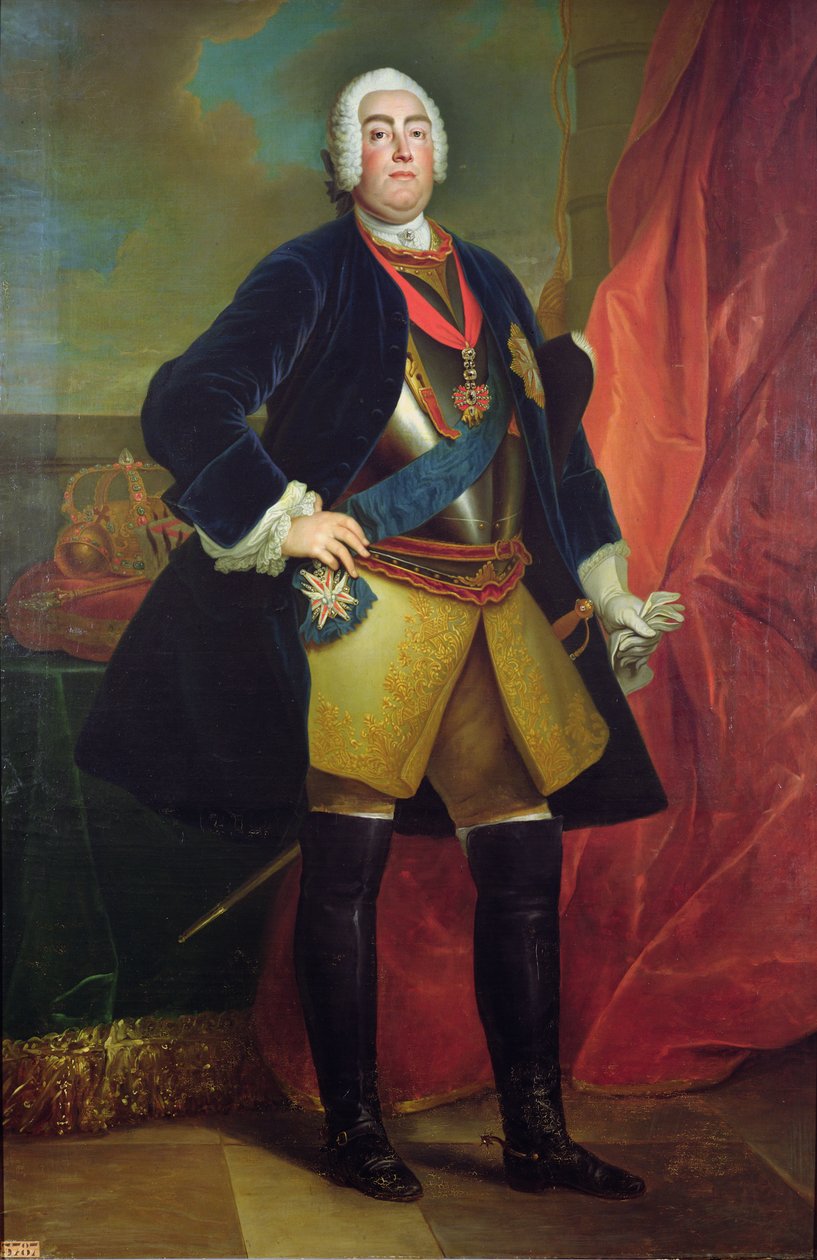 فريدريك أغسطس الثاني (1696-1763) ناخب ساكسونيا بواسطة لويس دي سيلفستر