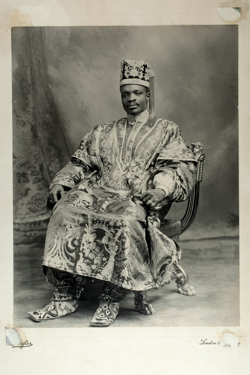 لادابو صموئيل أديمولا ، في وقت لاحق أليك السابع من أبيوكوتا ، إنجلترا ، 1904 (طباعة الجيلاتين الفضية) بواسطة لويس أدولف لانجفير