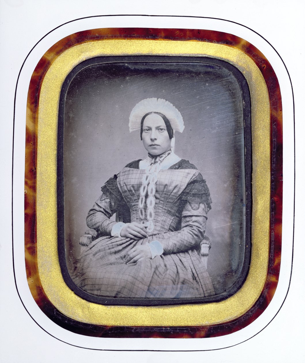 صورة لفتاة نورمان الفلاحين (daguerreotype) بواسطة لويس ألفونس دي بريبسون