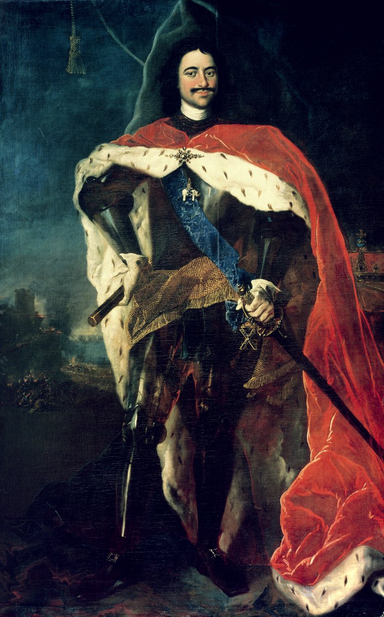 بطرس الأكبر (1672-1725) بواسطة لويس كارافاكي
