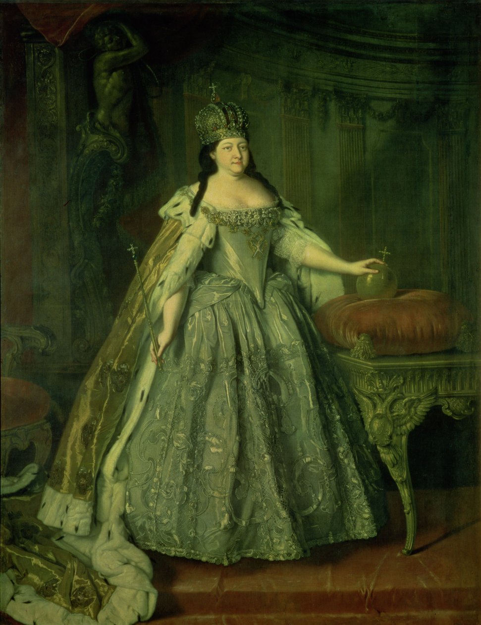 صورة الإمبراطورة آنا إيفانوفنا (1693-1740) 1730 بواسطة لويس كارافاكي