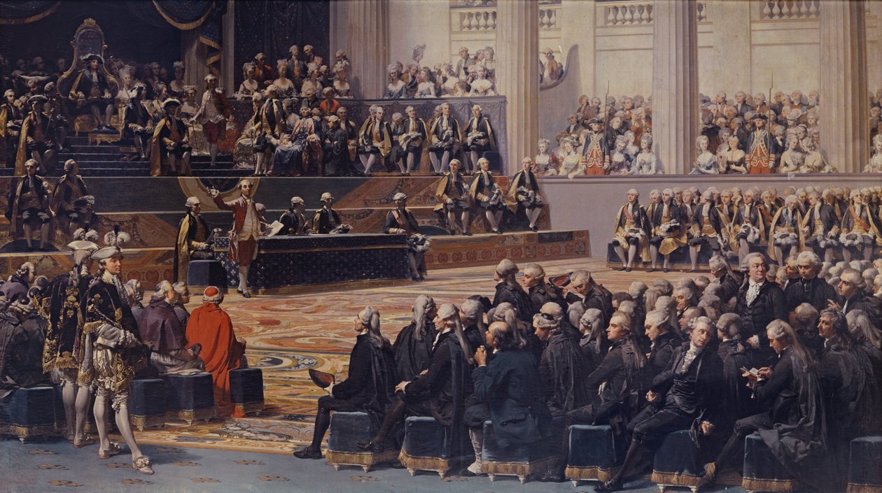 افتتاح العقارات العامة في فرساي في 5 مايو 1789 ، 1839 بواسطة لويس تشارلز أوغست كودير
