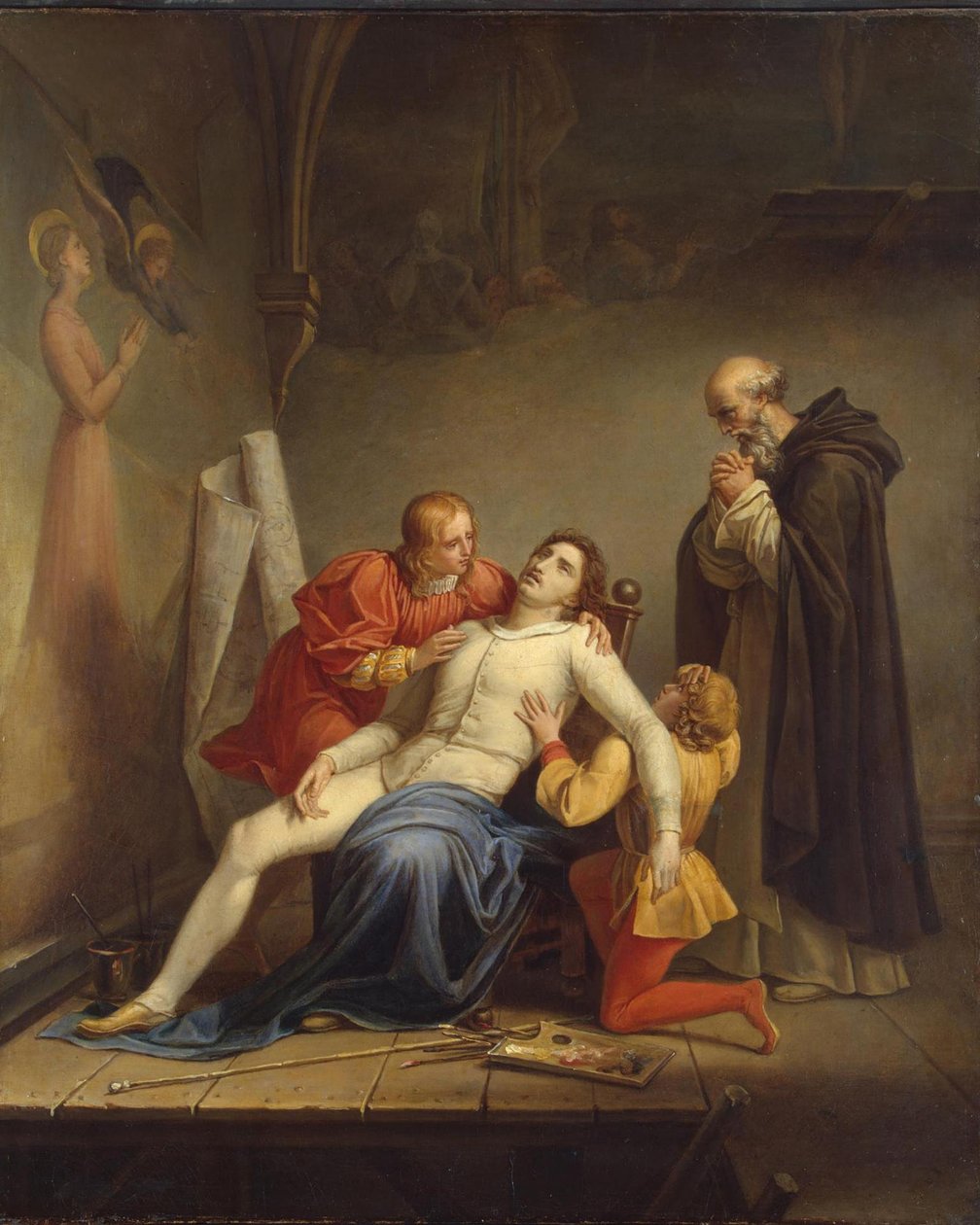 وفاة Masaccio ، c.1817 بواسطة لويس تشارلز أوغست كودير