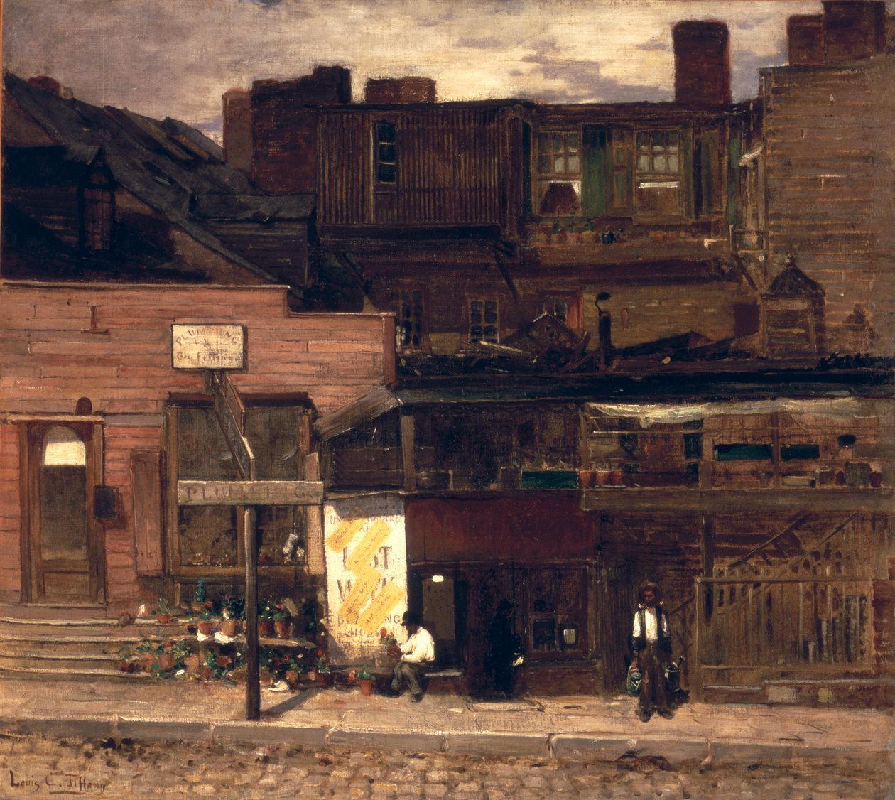 شارع دوان ، نيويورك ، c.1878 بواسطة لويس كومفورت تيفاني