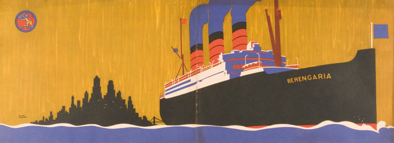 كتيب Cunard Line الترويجي لـ Berengaria ، ج بواسطة لويس فانشر