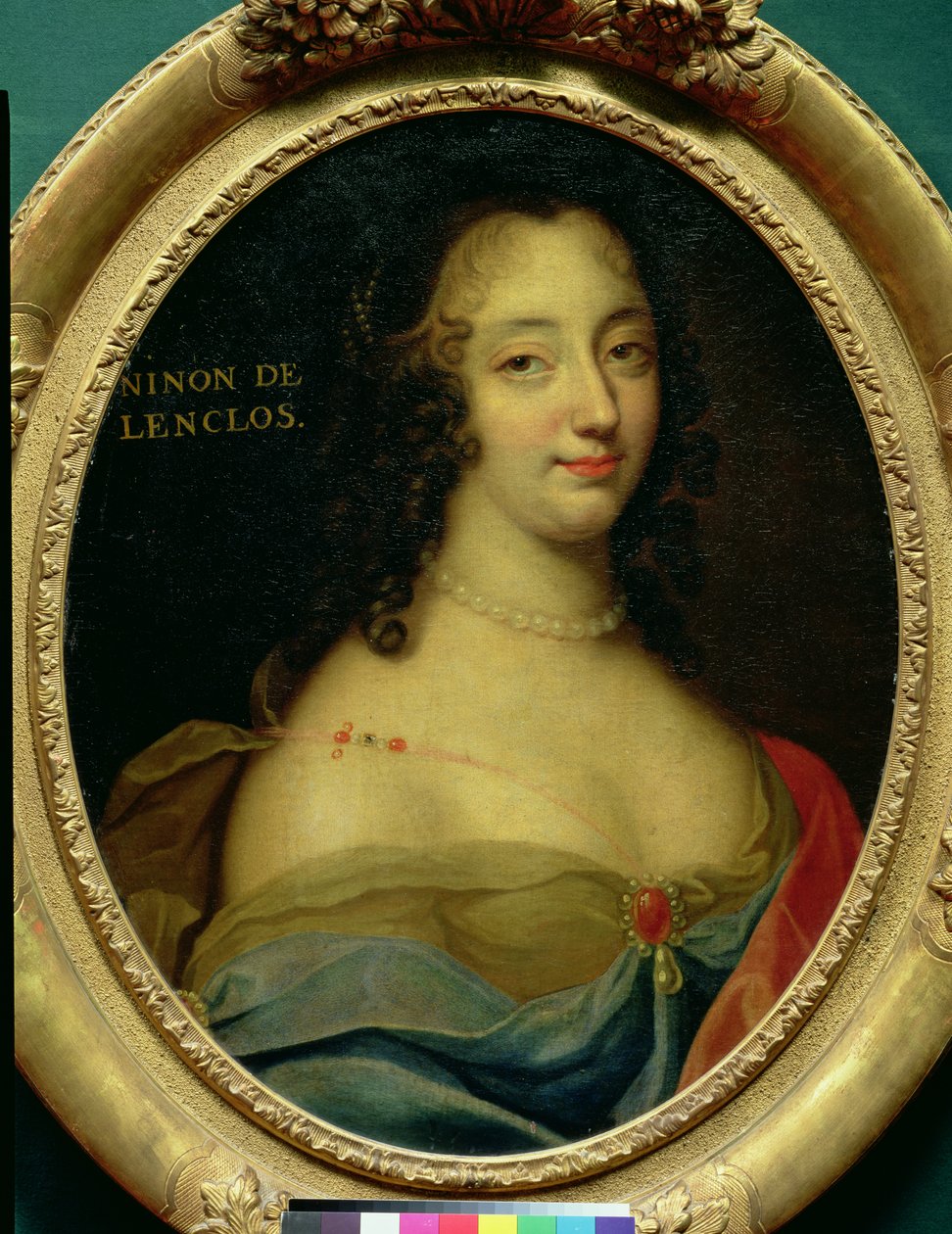صورة نينون دي لينكلوس (1620-1705) (انظر أيضًا 192133) بواسطة لويس فرديناند إيل