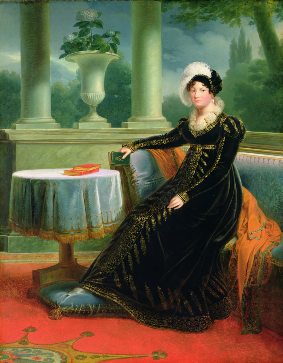 كاثرين دي فورتيمبرج (1783-1835) ملكة ويستفاليا ، ج .1808 بواسطة لويس فرانسوا أوبري