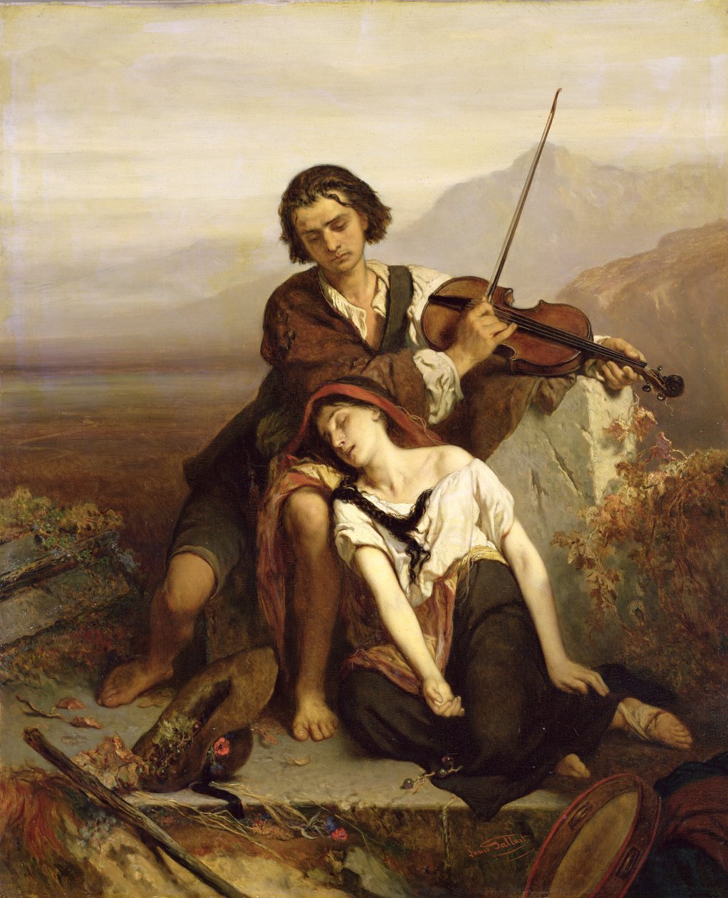الراحة في الحزن ، ج 1852 بواسطة لويس جاليت
