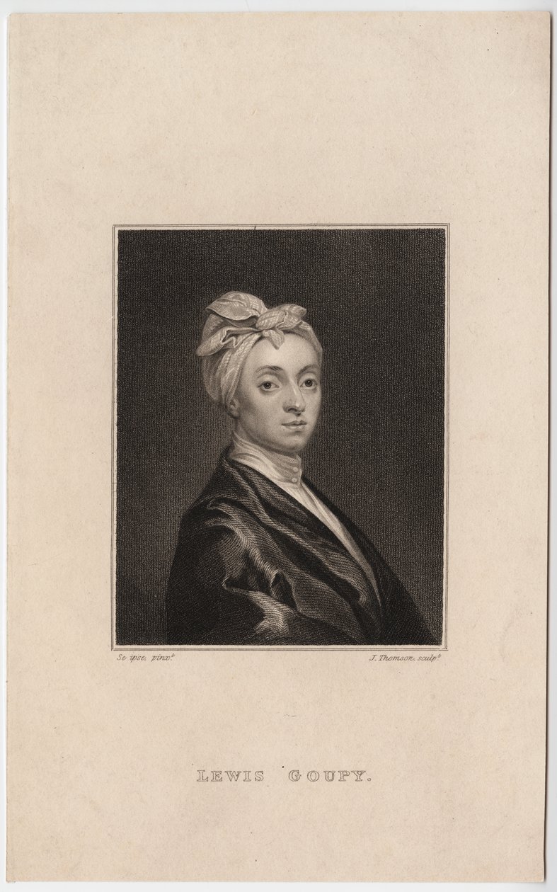 لويس جوبي ، منقوش بواسطة جيمس طومسون (1790-1850) ، c.1800 (نقش الخط) بواسطة لويس جوبي