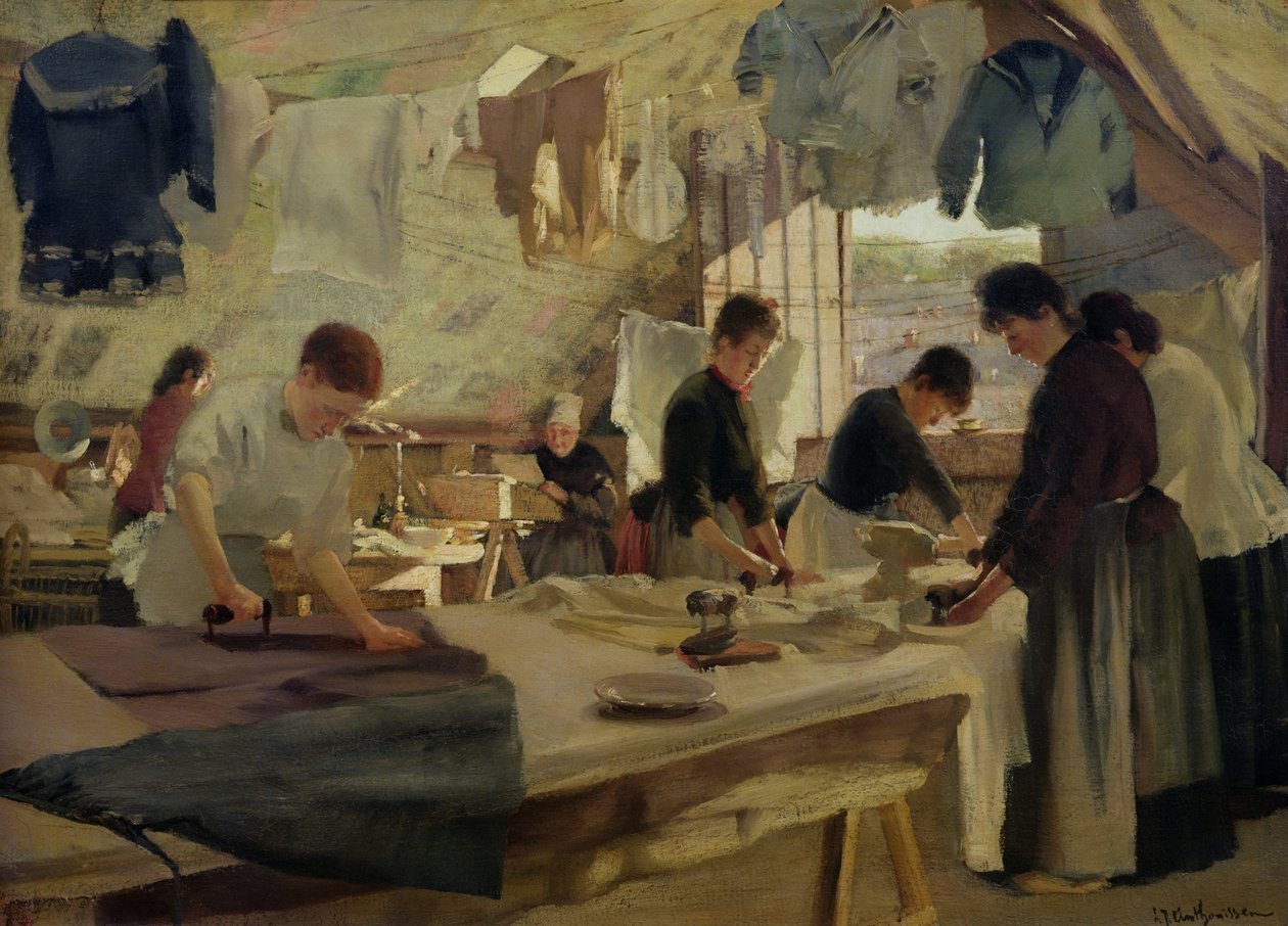 ورشة الكي في تروفيل 1888 بواسطة لويس جوزيف أنتونيسين
