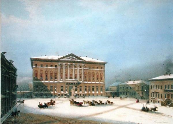 بيت الحاكم العام في موسكو ، 1840s بواسطة لويس جول أرنوت