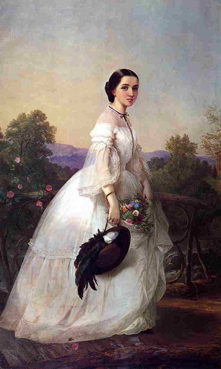 المغنية السويدية جيني ليند ، c.1852 بواسطة لويس لانج