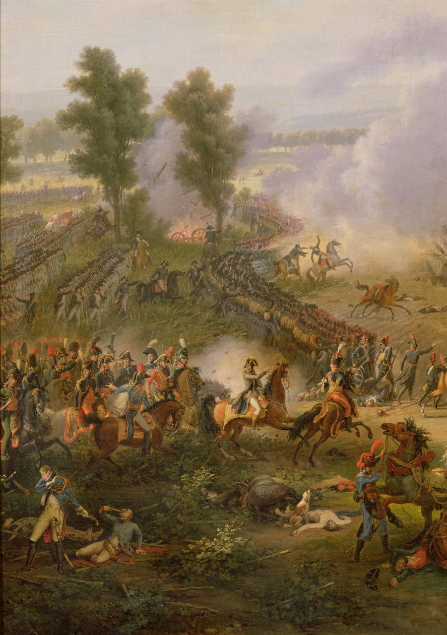 معركة مارينغو ، تفاصيل نابليون بونابرت (1769-1821) والرائد ، 1801 (انظر أيضًا 28336) بواسطة لويس ليجون