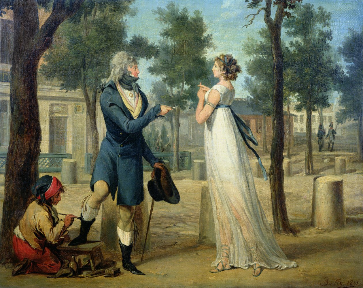 رائعة ورائعة في باريس ، 1797 بواسطة لويس ليوبولد بويلي