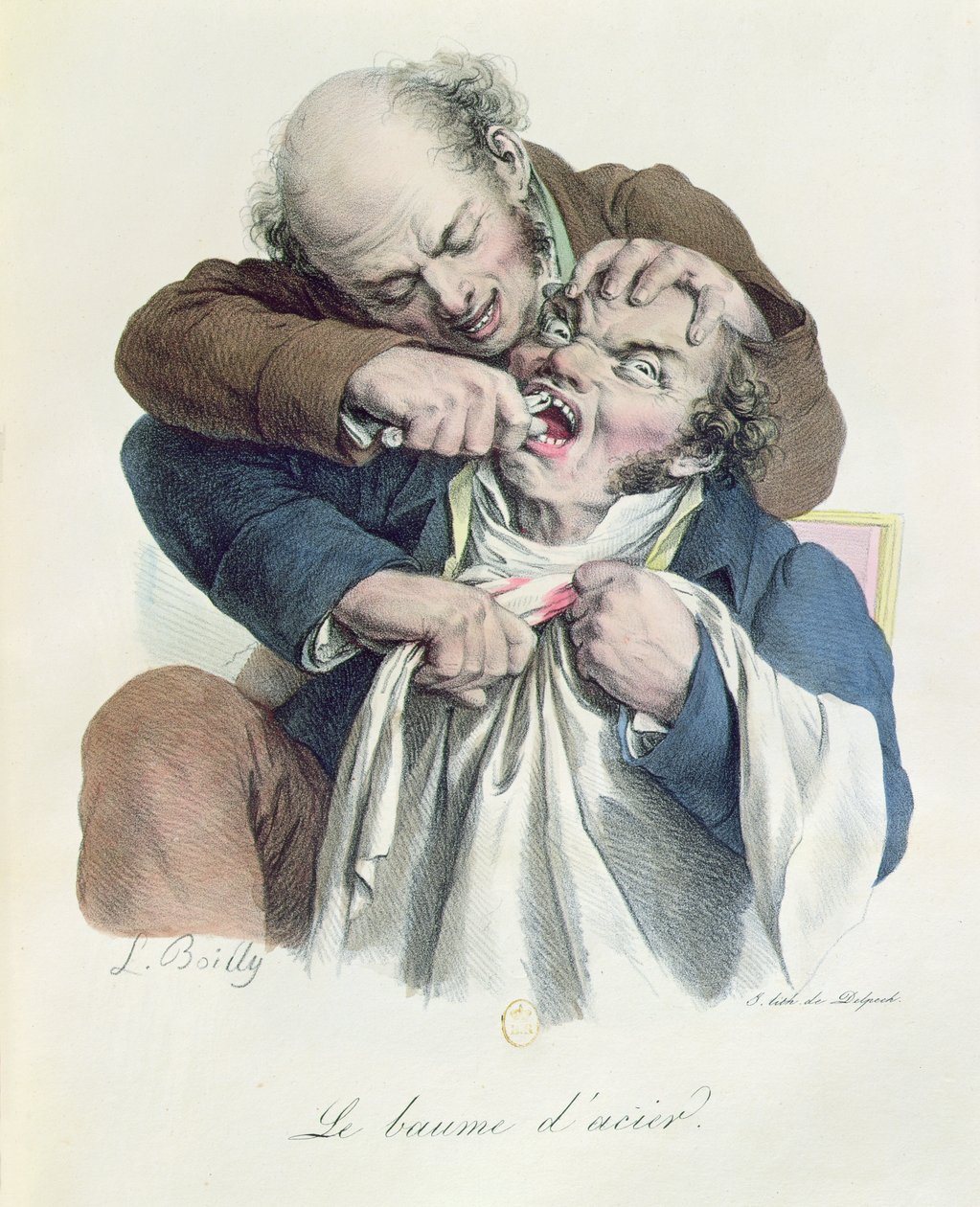 بلسم الفولاذ ، محفور من قبل فرانسوا سيرافين ديلبك (1778-1825) ج بواسطة لويس ليوبولد بويلي