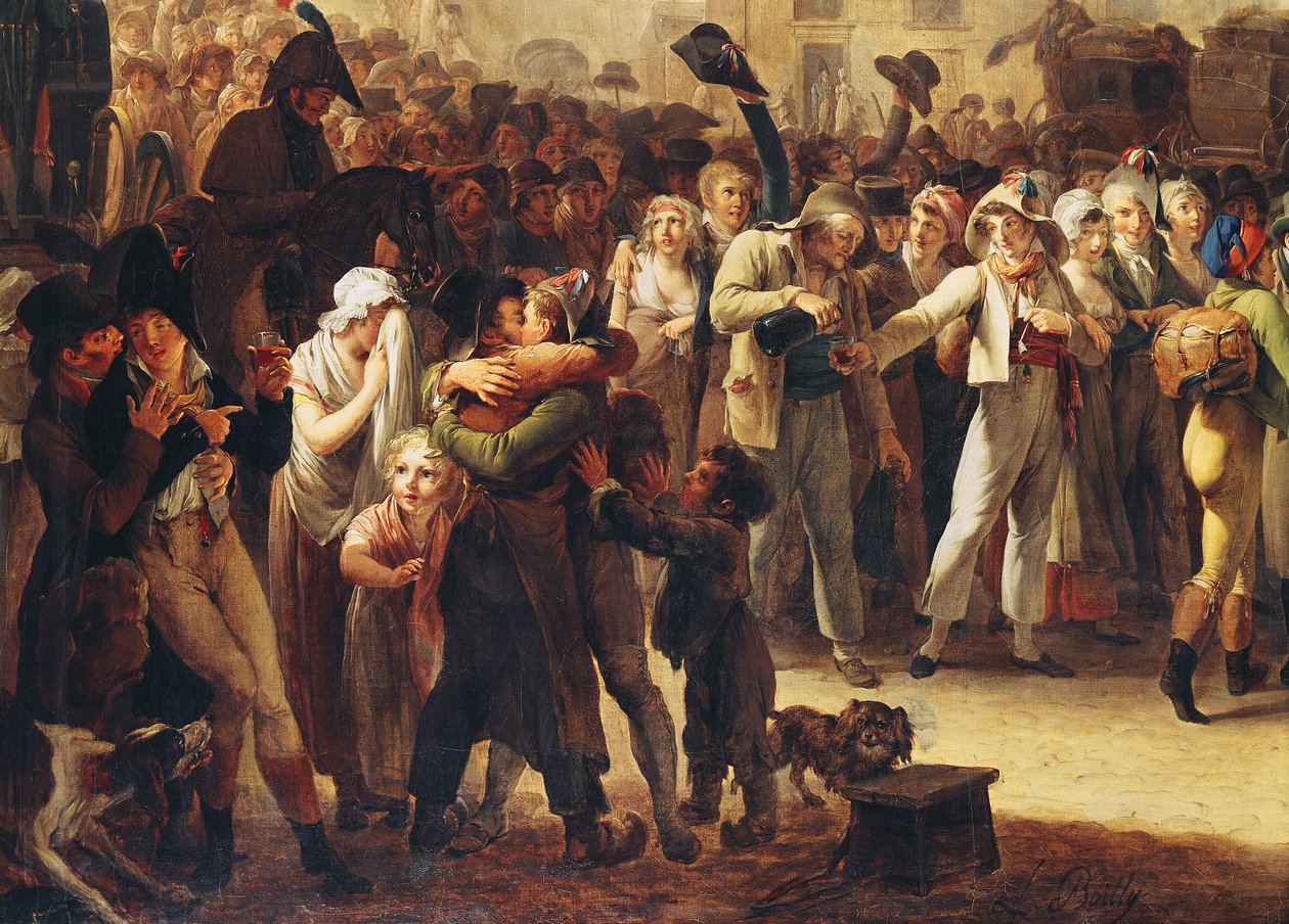 المجندين من 1807 مسيرة بعد بوابة سانت دينيس ، تفاصيل المجندين (انظر أيضًا 92387 und 154983) بواسطة لويس ليوبولد بويلي