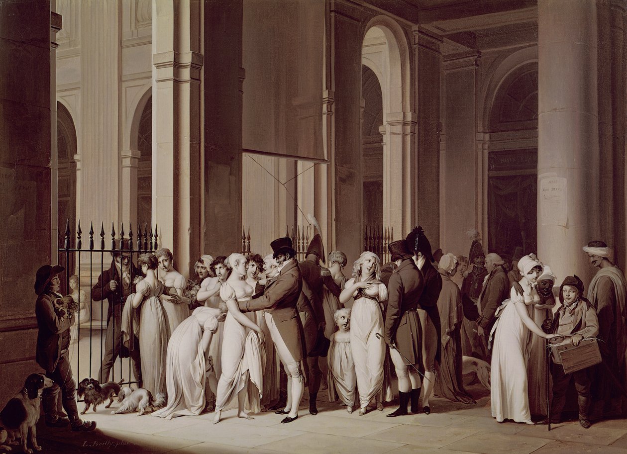 معارض القصر الملكي ، باريس ، 1809 بواسطة لويس ليوبولد بويلي