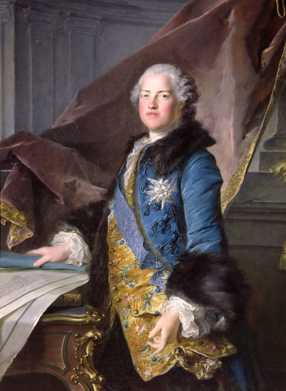 Abel Francois Poisson (1727-81) ماركيز دي ماريجني ، 1755 بواسطة لويس توك